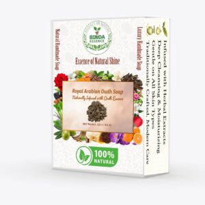 Arabian Oudh handmade soap packaging Binda Essence natural soap
