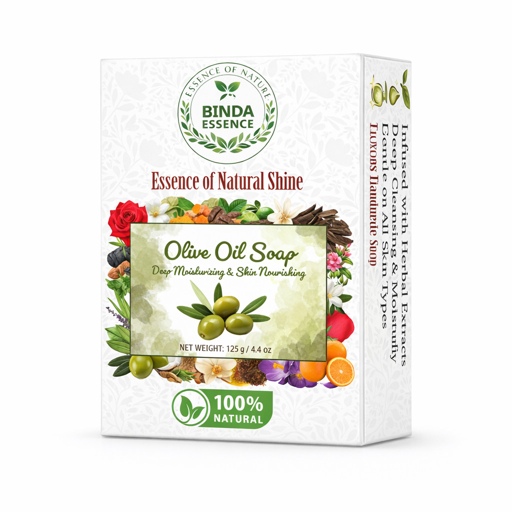 Natural Olive Oil Soap Bar for Moisturizing Skin – Binda Essence
